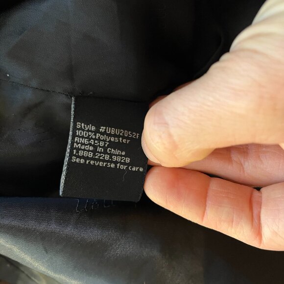 UBU Size M Zebra Stripe Flocked Jacket Button-Front Brown Black - Picture 14 of 14